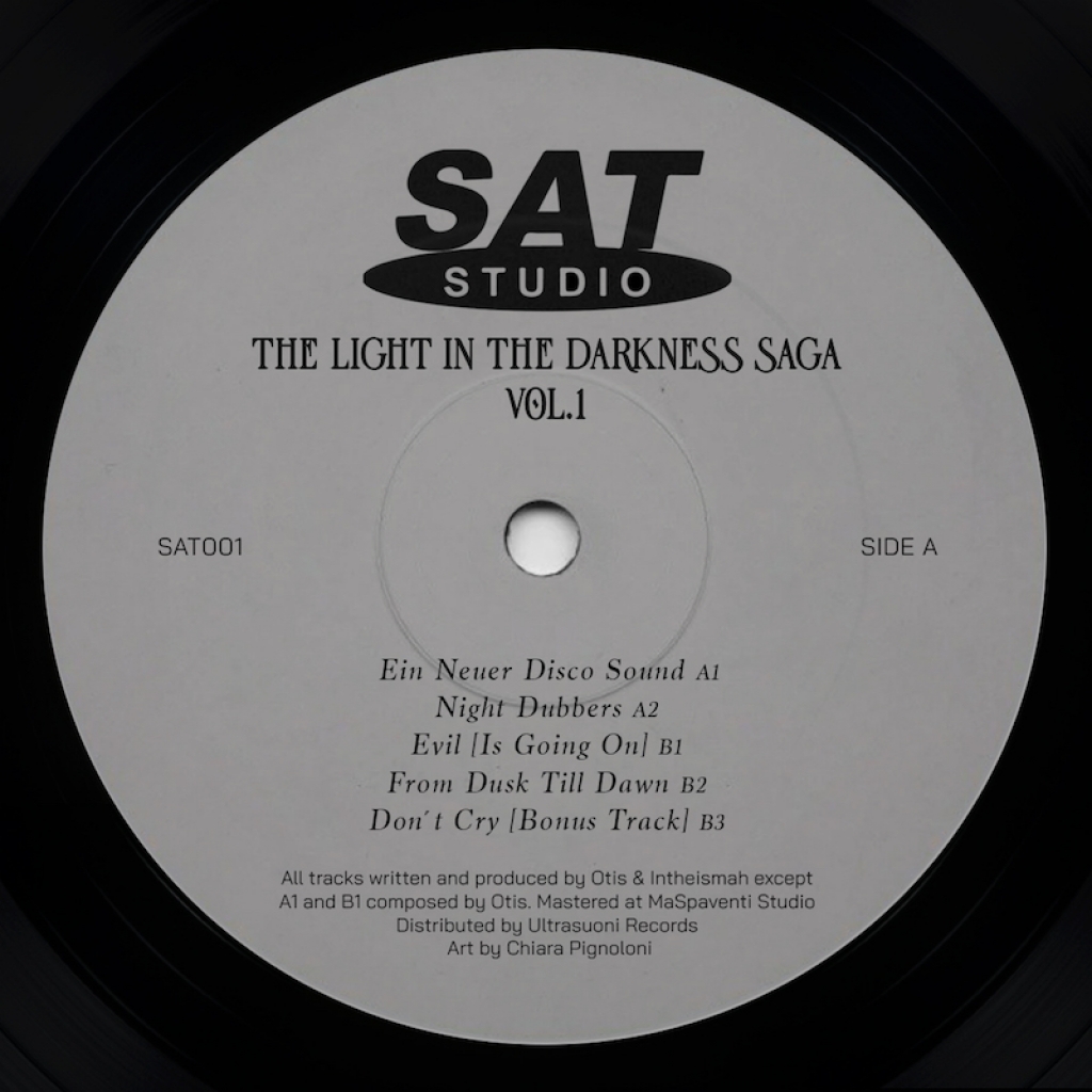 ( SAT 001 ) OTIS & INTHEISMAH - The Light In The Darkness Saga, Vol.1 ( 12" ) Satelliet Studio Recordings